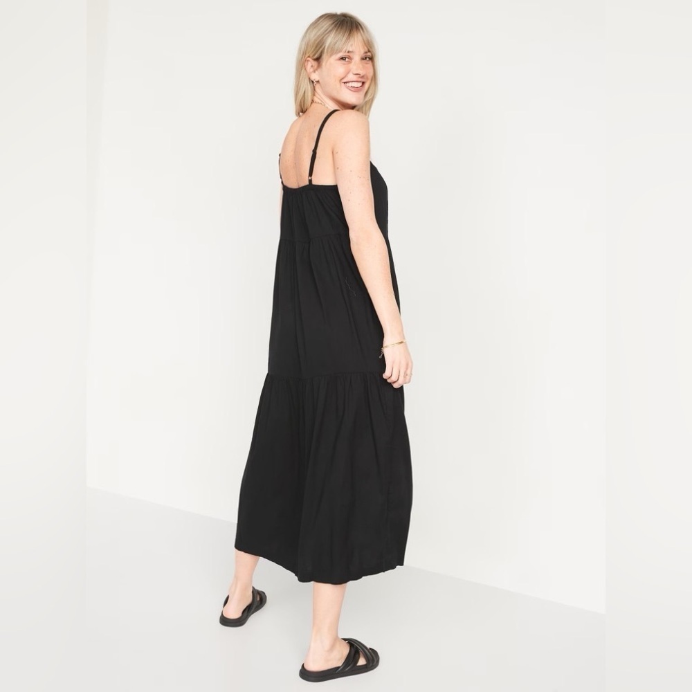 FINAL MARKDOWN! NWT! Black Cami Maxi Swing Dress … - image 3